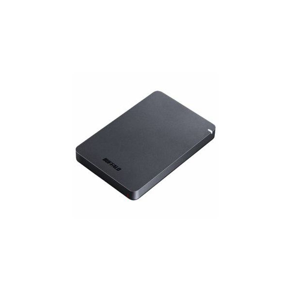 【個数：1個】HD-PGF1.0U3-BKA 直送 代引不可・他メーカー同梱不可 BUFFALO ポータブルHDD ブラック 1TB HDPGF1.0U3BKA 1