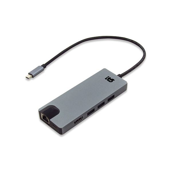 【個数：1個】RS-UCHD-PHL4 直送 代引不可・他メーカー同梱不可 ラトックシステム USB Type−C マルチアダプター 4K60Hz・PD対応・30cmケーブル RSUCHDPHL4