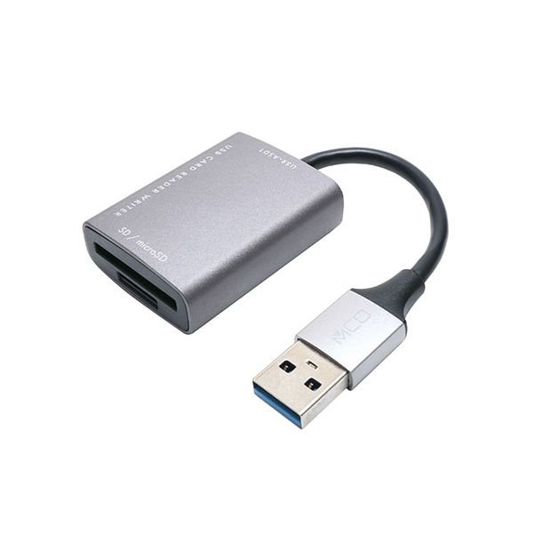 【個数：1個】USR-ASD1/DS 直送 代引不可・他メーカー同梱不可 ミヨシ SD microSDカードリーダ ライタ USB−A ダークシルバー USRASD1/DS