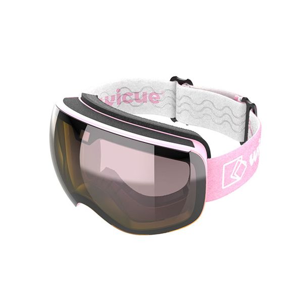 【商品説明】世界初の0.1秒瞬間調光サングラス。照り返しの強い雪山であなたの視界をしっかり守る、スキー、スノボ用ゴーグルタイプです。1. インテリジェンス光センサーでゴーグルのレンズの濃度を0.1秒で自動調整。太陽光電池で充電不用。2. 雪面のぎらつきを防ぐ遮光機能。紫外線カット率も99%。通気口付きでレンズの曇りも防止。3. フィット感抜群の円形レンズで滑走中も視界は常に安定。【スマート液晶調光スキーゴーグル】は光の量に応じ、僅か0.1秒でレンズの色を自動調整してくれるスキー、スノボ用ゴーグルです。照り返しの強い雪山であなたの視界をしっかり守ります。※リターン品の配送が完了するまで株式会社ウイキューダイレクトはZhuhai Wicue Technology Co. Ltdの日本における独占販売権を有する正規代理店です。詳細に関してはページ下部のリスク&チャレンジをご確認ください。そこで試行錯誤の上誕生したのが、今回ご紹介させていただく『スマート液晶調光スキーゴーグル』プロジェクトです。冬山の天気は変わりやすく、しかも雪面の照り返しがあるため天候や時間帯で光の量の差が激しく、その都度視界を確保するためゴーグルのレンズの色や濃度を交換しなければなりません。【スマート液晶調光スキーゴーグル】は光の量により自動的かつ瞬間的にレンズの濃度を変え、しかも遮光機能やUVカット機能も備えています。きっと応援者の皆様が快適にウィンタースポーツを楽しんでいただけるアイテムになると信じております。雪山は1日で天気が目まぐるしく変わるので、滑り始めは照り返しが強く可視光透過率が低いゴーグルを使っていても、急に曇って暗くて前が見えにくいといったことがしばしば起こります。もちろん紫外線の量でレンズの色の濃度が変わる調光レンズ仕様のゴーグルもありますが、レンズに貼ったフィルムの化学反応に頼っているものは色が変わるまで相応の時間が必要なものもあります。【スマート液晶調光スキーゴーグル】はゴーグルに内蔵したインテリジェンス光センサーで光の量を常時測定し、レンズに貼った液晶フィルムに信号を送り、たった0.1秒でレンズを的確な色調に変える優れもの。可視光率2.5〜25%の間で常に調整してくれます。雪面の照り返しが強く視界がギラつく日でも、偏光機能が付いているので視界は常にくっきりクリア。さらに【スマート液晶調光スキーゴーグル】は紫外線カット率99%。冬は紫外線が少ないとは言っても、雪山は話が別。標高が1000m高くなるごとに紫外線量は10〜12%も増加。そして雪は太陽の光を鏡のように反射するので、何と降り注ぐ紫外線の80%を照り返してきます。紫外線カット率99%の【スマート液晶調光スキーゴーグル】はあなたの目を紫外線からしっかり守ります。【スマート液晶調光スキーゴーグル】は本体にソーラー電池を内蔵しています。ソーラー腕時計と同じで使用中は常に太陽光で発電しているため電池切れの心配がありません。もちろん曇りの日でも充電可能です。また【スマート液晶調光スキーゴーグル】の液晶フィルムはソーラー電池の発電量で十分作動するので充電や電池交換も不要です。スキーやスノボーでは滑走中に雪に交じって飛んでくる小石や小枝が付きもの。通常ゴーグルに使われるアクリルレンズでは簡単にレンズの表面が傷ついてしまいます。【スマート液晶調光スキーゴーグル】はゴーグルの外側のレンズに、耐衝撃に優れたポリカーボネートを使用しています※。ポリカーボネートは防弾素材にも使われ、ハンマーで叩いた程度では割れません。そのため万が一転倒したり障害物に当たったりしても、レンズが割れる心配がありません。※ ポリカーボネートは引っかき硬度は低く、鉛筆のHB程度の硬さで傷が付きます。ご注意ください。スキーゴーグルによく使われている平凹シリンドリカルミラーでは視界の歪みが無いものの、上下左右をケースで覆ってしまうので視野が狭くなってしまうこともあります。【スマート液晶調光スキーゴーグル】は円形レンズを採用し、広い視野視界を確保。また円形レンズは眼球のカーブに近いので平面レンズに比べ距離感も掴みやすく、スキーやスノボーでスピードに乗った時に威力を発揮します。さらに円形レンズは平面レンズに比べ、ゴーグル内の容積が大きく、湿気がこもりにくいのが特徴。レンズが曇って視界不良になるのを防ぎます。スキーゴーグルは視界の確保も大切ですが、長時間装着するためフィット感も重要です。【スマート液晶調光スキーゴーグル】はレンズと肌の間に三層構造のスポンジを採用しています。外側のスポンジでレンズをしっかり支え、中央の柔らかいスポンジで圧迫感なく顔の凹凸にしっかりフィット。肌に接する内側のスポンジが、汗で濡れて接触面が不快になるのを防ぎます。また【スマート液晶調光スキーゴーグル】はスポンジの上下に通気性を高めるループホールを設置しました。ゴーグル内に溜まりやすい湿気を外へ逃すので、レンズの曇りを防げます。さらにストラップの内側には滑り止め付き。汗で濡れても滑走中にゴーグルがズレないようにしっかりキープします。【スマート液晶調光スキーゴーグル】は一般のスキーゴーグルと同じようにご使用いただけます。太陽光で発電し、調光機能はインテリジェンス光センサーが自動的に行うため初期設定など必要ありません。【ご注意】表のレンズに使われているポリカーボネートはアルカリに弱い素材です。レンズが皮脂で汚れた場合は、石鹸などアルカリ系洗浄剤は使わず、食器用の中性洗剤で水洗いし、柔らかい布で拭いて乾かしてください。あなたの視界を守る【スマート液晶調光スキーゴーグル】で快適なスキーやスノーボードをお楽しみください。フレーム:ピンク素材フレーム:GrilamidTRレンズ:液晶調光フイルム、プラスチック、ポリカーネート調光速度0.1秒1.保証対象 本製品は、株式会社ウィキューダイレクトによって確認された製造上の欠陥に対して、無償で交換をいたします。又、取扱説明書の「安全上の注意」に従った正常な使用状態で、保証期間内に故障した場合、無償で修理を行います。尚、交換・修理はサングラス本体のみを対象とし、付属品に関しましては対象外といたします。 2.保証期間 (1)交換保証期間 お買い上げ日より7日間です。 (2)修理保証期間 お買い上げ日より1年間です。3.交換・修理条件 (1)交換条件 梱包物が全て揃っていること。外観が傷ついていない事、汚れていないこと。本書と購入時のレシートをご提示いただくこと。 注1:製品の色の交換は保証対象外です。 注2:製品を購入する際には、外観が損傷していないか確認をしてください。購入後の製品外観の損傷は保証の対象外です。 (2)修理条件 取扱説明書の「安全上の注意」に従った正常な使用状態で、保証期間内に故障した場合(主に調光レンズが機能しない場合)。製品のシリアル番号が外箱のシリアル番号と一致していること。本書と購入時のレシートをご提示いただくこと。 3.保証の手引き 故障及び不具合を確認された場合は、本製品・本書・購入時のレシートをご用意の上、販売店にご連絡ください。販売店を通じて、株式会社ウィキューダイレクトにて確認をさせて頂きます。 4.保証対象外 保証期間内でも以下の場合は有償修理とさせて頂きます。 (1)使用上の誤りや不当な修理、改造による故障及び損傷。 (2)お買い上げ後の輸送、落下等による故障及び損傷。 (3)火災、地震、風水害、落雷、異常電圧、その他天災地変、公害やその他の外部要因による故障及び損傷。 (4)本書と購入時のレシートのご提示がない場合。 5.有償修理 保証期間を超える製品につきましては、正常な使用状態で故障した場合有償で修理を致します。眼鏡 レンズ 調光 偏光 紫外線対策 サングラス スポーツサングラス オーディオサングラス ゴーグル シミ予防