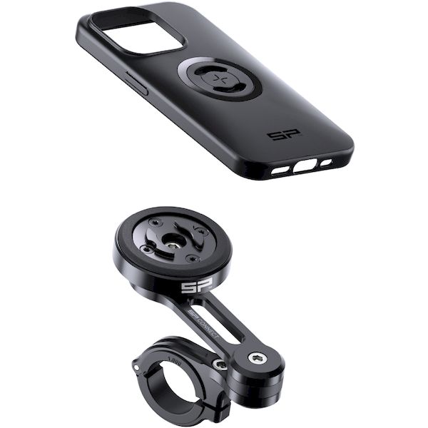 デイトナ DAYTONA 46632 エスピーコネクト SP Connect デイトナ バイク用 スマホホルダー 振動吸収 フォンケース ＋ モトマウントプロ ＋ アンチバイブレーションモジュール 3点セット モトバンドル SPC＋ iPhone 15