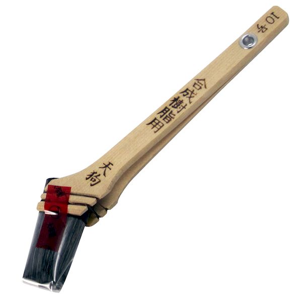 大塚刷毛製造 1008910010 天狗 刷毛 合成樹脂用 筋違 胡麻 10号