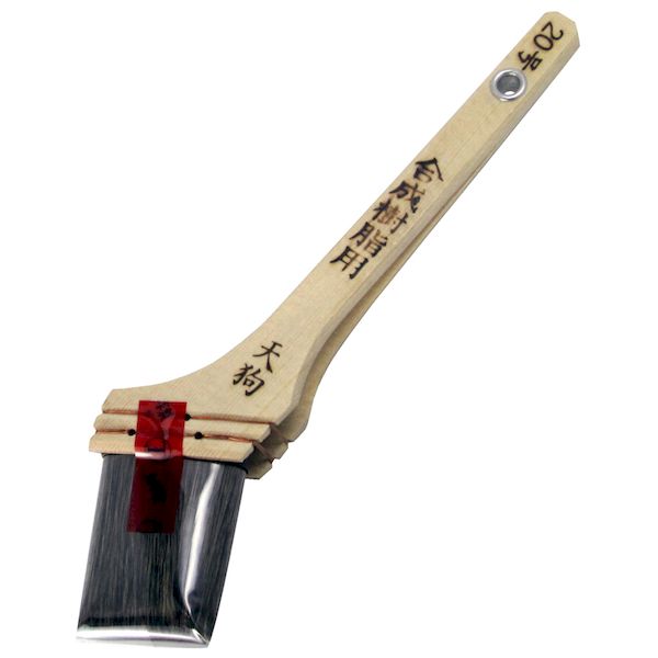 大塚刷毛製造 1008910020 天狗 刷毛 合成樹脂用 筋違 胡麻 20号