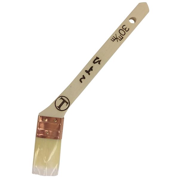 大塚刷毛製造 1027450030 ひよこ 刷毛 銅巻 筋違 白 30mm