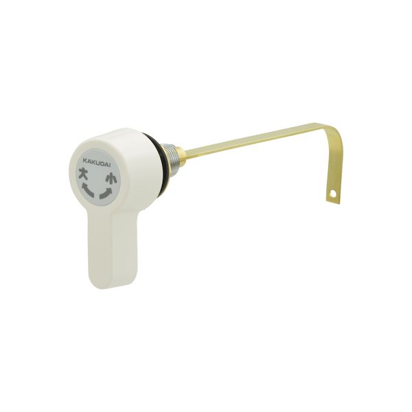 カクダイ GA-NG014 ガオナ トイレ用レバーハンドル 密結ロータンク用 大小切替付 交換用 アイボリー GA..