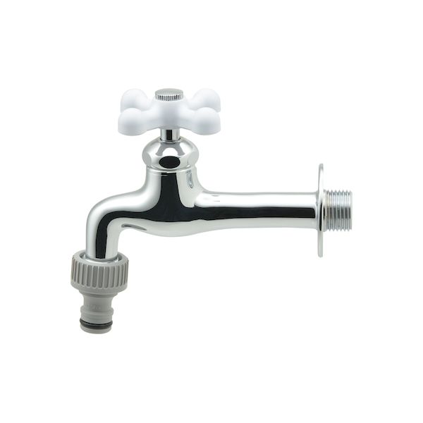 カクダイ GA-RA014 ガオナ ネジ口金付き胴長横水栓 ガーデン用 おしゃれ GARA014【キャンセル不可】