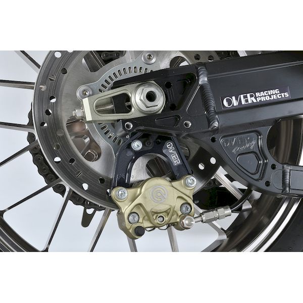 OVER Racing 83-71-21B リアキャリパーサポート ブレンボ2P用 ブラック Z900RS 837121B