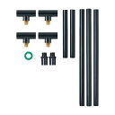 カクダイ 4972353815661 ガオナ 噴霧ノズルセット 常圧式 ミスト GA-QJ001【キャンセル不可】