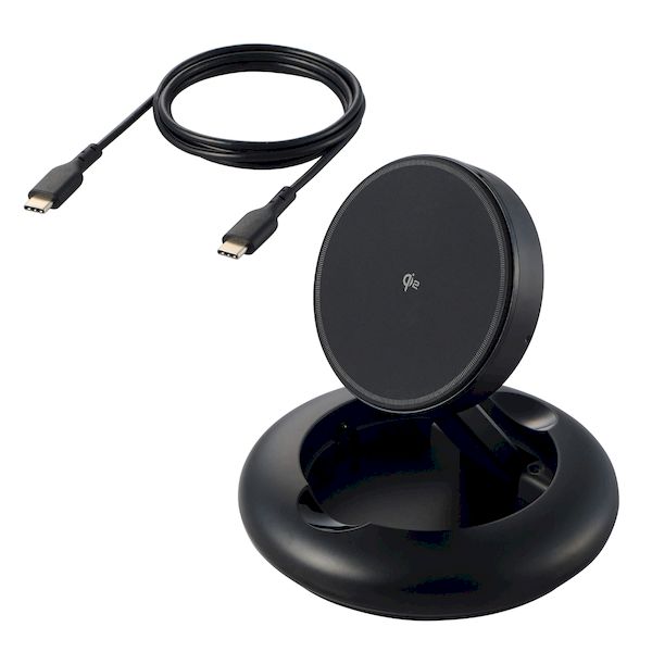 11/25ꡪǺ100ݥȥХåۥ쥳 ELECOM W-MA08BK 磻쥹Ŵ Qiǧ Qi2б 15W75W5W ...