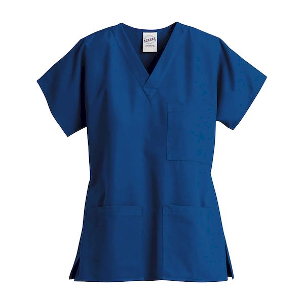 【個数：1個】4582688730692 直送 代引不可・他メーカー同梱不可 スマートスクラブス ユニセックス 3ポケットトップ ロイヤル Z1004 M