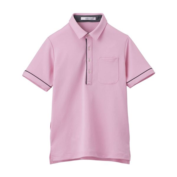 【個数：1個】4548127550641 直送 代引不可・他メーカー同梱不可 カーシーカシマ 半袖ポロシャツ 男女兼用 SS HSP003－9 ブロッサムピンク