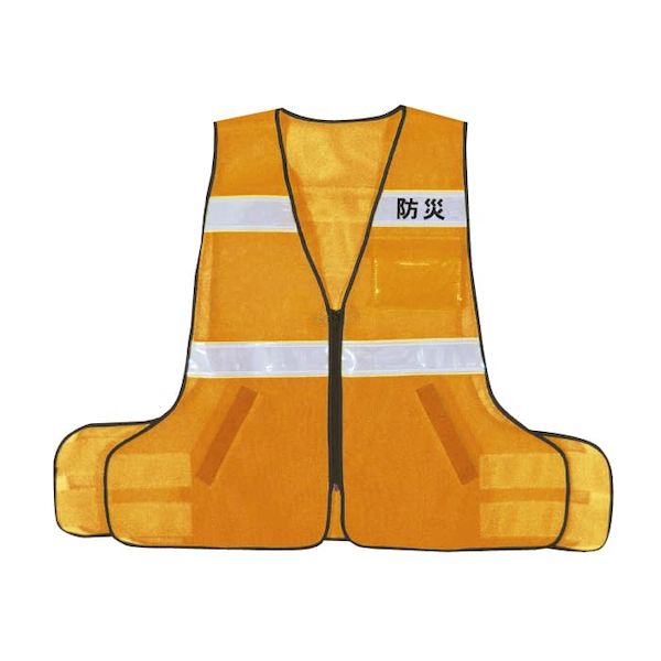 【個数：1個】010-1010(ケイコウオレンジ) 直送 代引不可・他メーカー同梱不可 ナカネ パトロールベストネオ 差替式 010−1010 ケイコウオレンジ 0101010(ケイコウオレンジ)