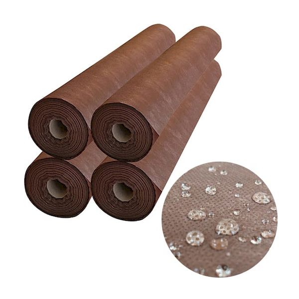 【個数：1個】4582336012002 直送 代引不可・他メーカー同梱不可 フィフティ・ヴィジョナリー ディスポ診察台カバー HT−006 ブラウン 4入