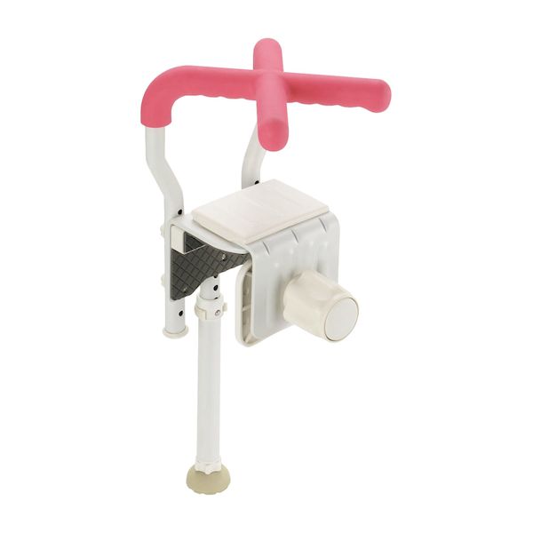 【個数：1個】4945680400541 直送 代引不可・他メーカー同梱不可 【4個入】 リッチェル 浴そう手すりX ユニットバス130L 140054