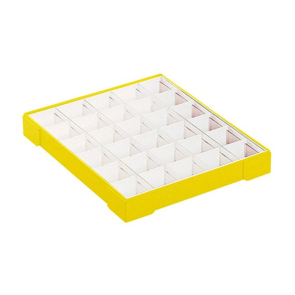 【個数：1個】6008-03(イエロー) 直送 代引不可・他メーカー同梱不可 日本医理器材 カラー散薬トレー 30人用 6008－03 イエロー 600803(イエロー)