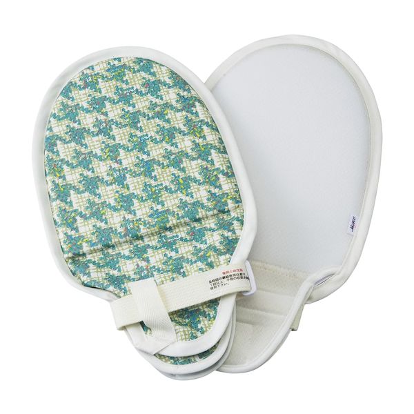 【個数：1個】4535847001386 直送 代引不可・他メーカー同梱不可 マツヨシ保護ミトン MY－7300G グリーン 2入