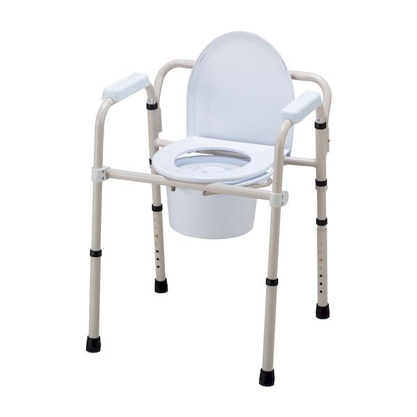 【個数：1個】4535847029311 直送 代引不可・他メーカー同梱不可 マツヨシ ポータブルトイレチェア MY−1251 オリタタミシキ