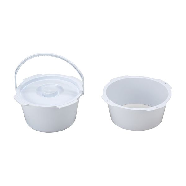 【個数：1個】4535847029366 直送 代引不可・他メーカー同梱不可 マツヨシ ポータブルトイレチェア用バケツのみ MY−1251ヨウ フタツキ