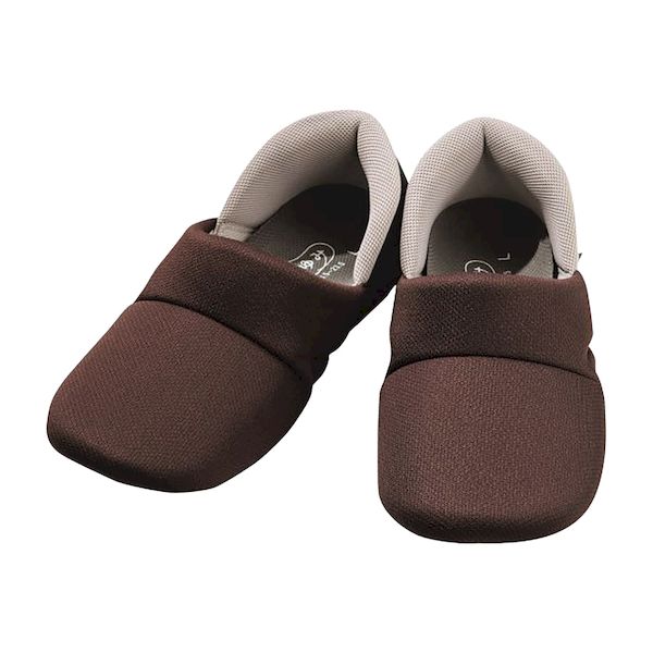 【個数：1個】4537944202734 直送 代引不可・他メーカー同梱不可 徳武産業 あゆみ かかとスポッと 両足 2239 S ブラウン