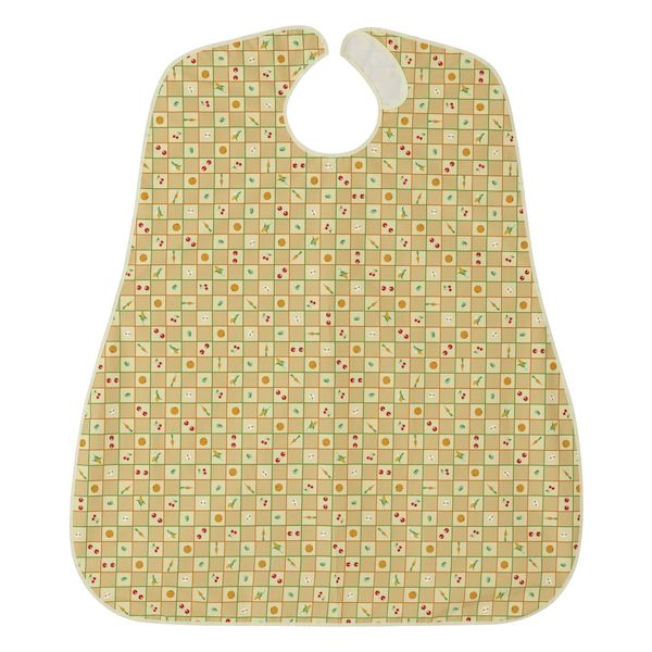 【個数：1個】4975520828082 直送 代引不可・他メーカー同梱不可 日本エンゼル 食事用エプロンSuper サラダオレンジ 6064(4)