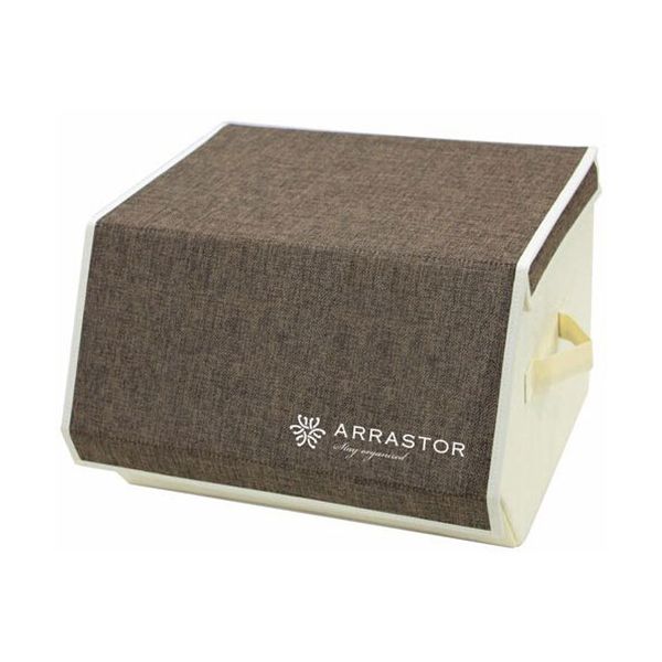 【個数：1個】A6-ST38BR 直送 代引不可・他メーカー同梱不可 武田コーポレーション スタッキングボックス ブラウン A6ST38BR