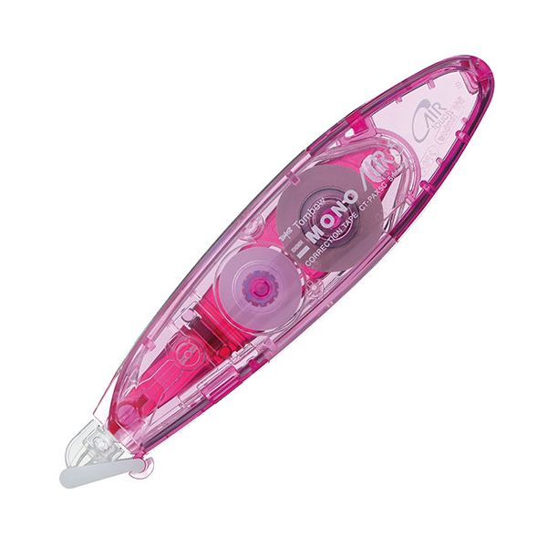 【11/25限定！抽選で最大100％ポイントバック】【個数：1個】TOMBOW-CT-PAX5C80 直送 代引不可・他メーカー同梱不可 トンボ鉛筆 修正テープ モノエアーペン型 詰替え式 5mm ピンク TOMBOWCTPAX5C80