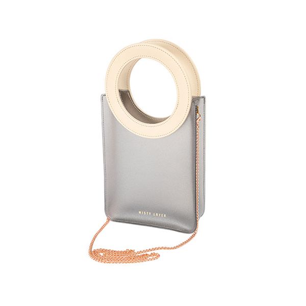 【個数：1個】MLBB-SM 直送 代引不可・他メーカー同梱不可 MISTY LAYER ボディバッグ ミストをまとうような柔らかい透け感と上品な風合い スモーク MLBBSM