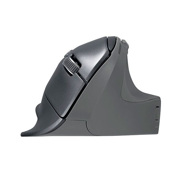 【個数：1個】MUS-RKF176GY 直送 代引不可・他メーカー同梱不可 Digio デジオ 高速スクロール 無線エルゴノミクス5ボタン BlueLEDマウス グレー MUSRKF176GY