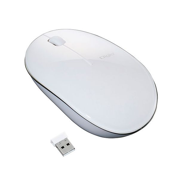 【個数：1個】MUS-RKT153NW 直送 代引不可・他メーカー同梱不可 Digio デジオ FLATTY フラッティ 無線 3ボタン BlueLEDマウス ホワイト MUSRKT153NW