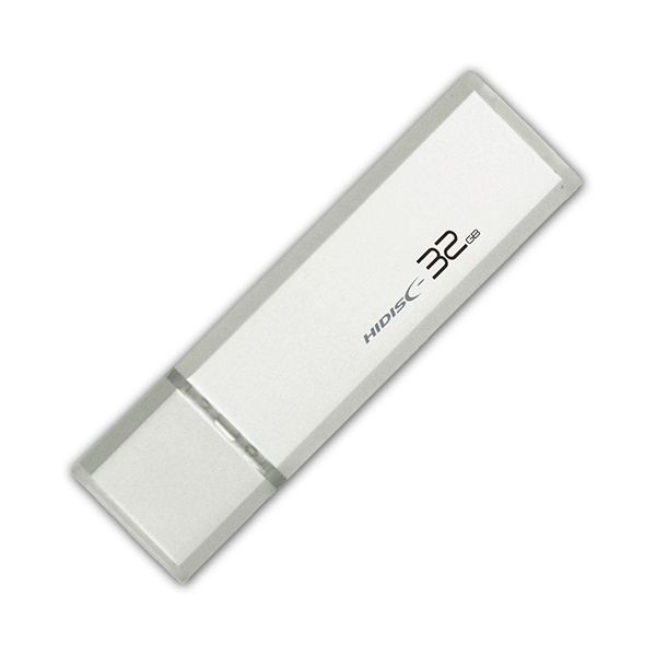 【個数:1個】HDUF114C32G3 直送 代引不可・他メーカー同梱不可 HIDISC USB 3.0 フラッシュドライブ 32GB シルバー キャップ式