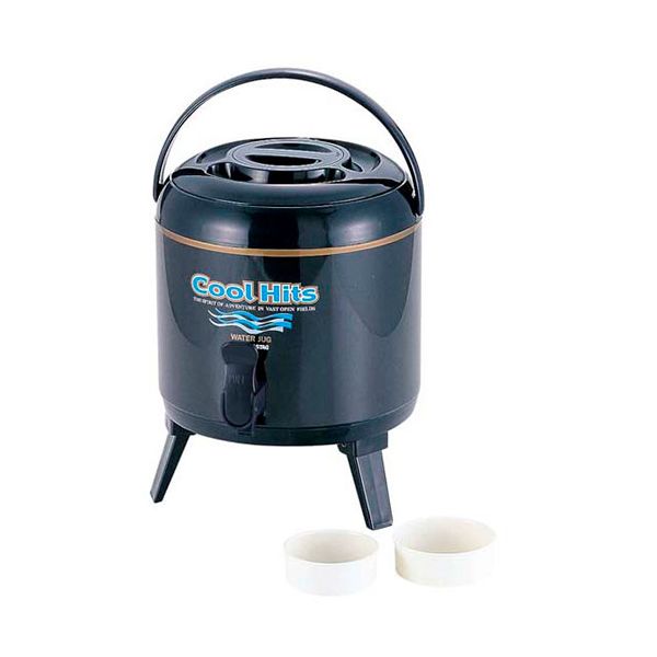 【個数：1個】M-5026 直送 代引不可・他メーカー同梱不可 キャプテンスタッグ クールヒッツ ウォータージャグ6L ネイビー M5026