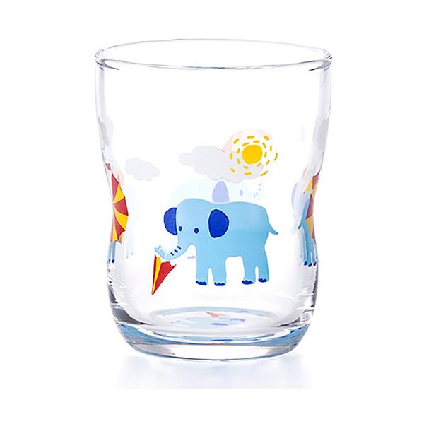 【11/25限定！抽選で最大100％ポイントバック】【個数：1個】6077 直送 代引不可・他メーカー同梱不可 アデリア つよいこグラスS かくれんぼ ぞう