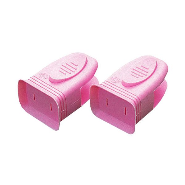 【個数:1個】AKN-08PK 直送 代引不可・他メーカー同梱不可 スマイルキッズ にぎりやすい安全プラグカバー ピンク AKN08PK