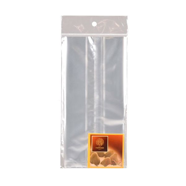 【個数：1個】D-6255 直送 代引不可・他メーカー同梱不可 パール金属 ラフィネ マフィン・カップケーキ袋22cmクリア10枚入 D6255
