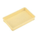 316500 食品用コンテナ 127385 パンコンテナー大型浅 アイボリー