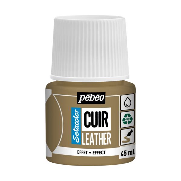 ペベオ 295633 セタカラーレザー 革用 メタル色 45mlNO．33 メタルゴールド