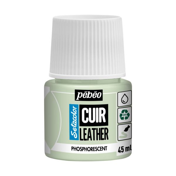 ペベオ 295649 セタカラーレザー 革用 蓄光色 45mlNO．49 燐光 夜光