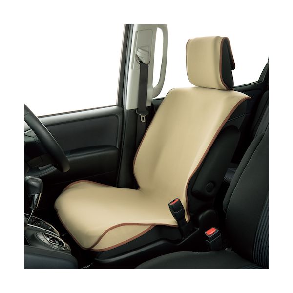 ボンフォーム 40255088 カーシートカバー 防水デオ フロント1枚 ベージュ
