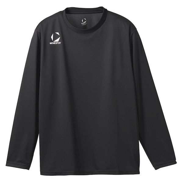 【11/25限定！抽選で最大100％ポイントバック】デサント DESCENTE 4548952902073 ST5SLTT0M ワンポイントロングスリーブシャツ ブラック サイズ：XO