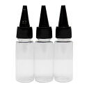 エポックケミカル EP-01-002 とんがりキャップボトルPET クリア 20ml 3本セット EP01002