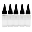 エポックケミカル EP-01-003 とんがりキャップボトルPET クリア 20ml 5本セット EP01003