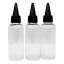 エポックケミカル EP-02-002 とんがりキャップボトルPET クリア 50ml 3本セット EP02002