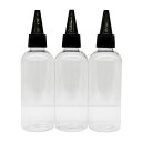 エポックケミカル EP-03-002 とんがりキャップボトルPET クリア 100ml 3本セット EP03002
