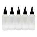 エポックケミカル EP-03-003 とんがりキャップボトルPET クリア 100ml 5本セット EP03003