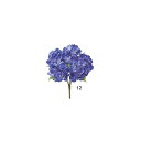 【造花・装飾】【数量限定につき、売切の際はご了承ください】FLBU375012 アジサイブッシュ 5/10 パープル
