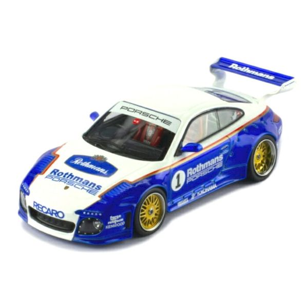 Hot Wheels - 国際貿易 4907981671808 MOC320 IXO 1／43 Old and New 997 ホワイト／ブルー