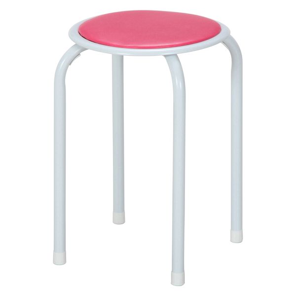 【個数：12個】不二貿易 4953980140746 【12個入】 直送 代引不可・他メーカー同梱不可 ラウンドスツール FB−01／10PI 225C