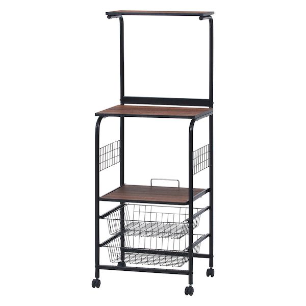 【商品説明】●カラー：ブラック／ブラウン●商品サイズ(mm)：　全体：幅515 × 奥行410 × 高さ1405耐荷重(天板)：20kg耐荷重(上棚)：10kg耐荷重(スライドレール棚)：5kgバスケット内寸：350x320x85mm●商品重量(kg)：12.5●素材：●甲板の表面材：合成樹脂化粧パーティクルボード（塩化ビニル樹脂）　●構造部材：金属（鋼）［エポキシ樹脂塗装］※商品画像の小物等は商品に含まれておりません。※画面上のカラーはブラウザや設定により、実物とは若干異なる場合がございます。あらかじめご了承の上ご注文ください。類似商品はこちら不二貿易 4953980154231 直送 代6,826円不二貿易 4953980146380 直送 代11,333円不二貿易 4953980154200 直送 代5,795円不二貿易 4953980146397 直送 代6,568円不二貿易 4953980146403 直送 代6,826円不二貿易 4953980154224 直送 代11,333円不二貿易 4953980146915 直送 代9,144円不二貿易 4953980999078 直送 代6,052円不二貿易 4953980154248 直送 代6,568円不二貿易 4953980154217 直送 代5,795円不二貿易 4953980166968 直送 代7,341円不二貿易 4953980933966 直送 代4,635円
