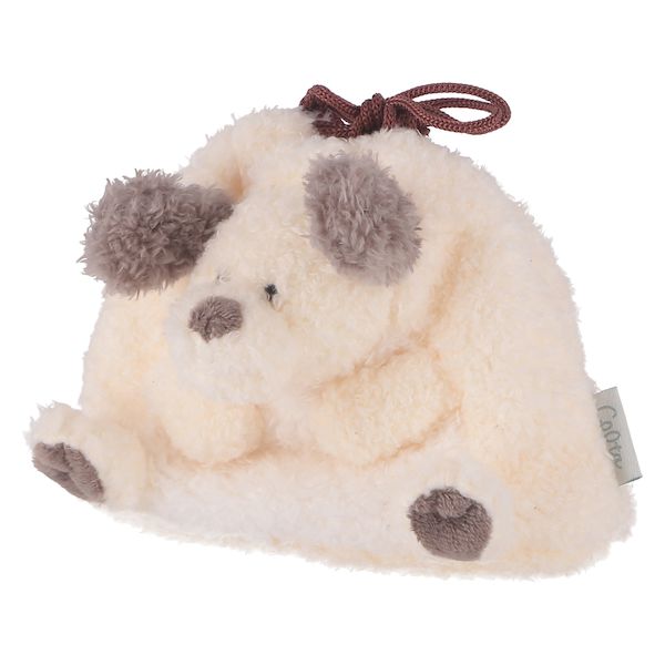 【個数：6個】不二貿易 4953980416872 【6個入】 直送 代引不可・他メーカー同梱不可 アニマルポーチ 巾着型 いぬ