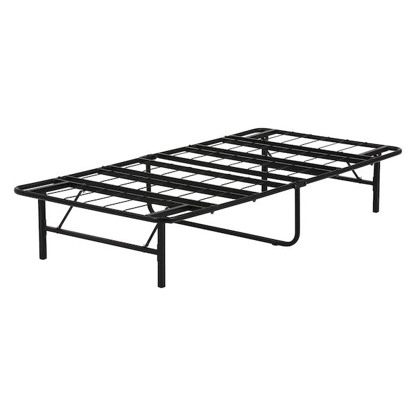 【個数：1個】不二貿易 4953980874955 直送 代引不可・他メーカー同梱不可 工具不要折りたたみパイプベッド easy BK
